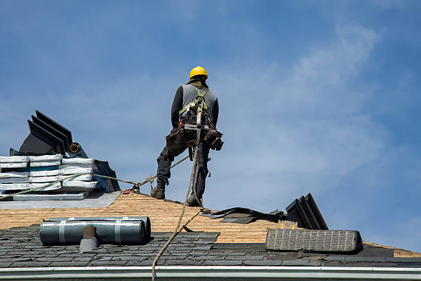 Professional Flat Roof Repair technician working in Shalimar, FL